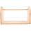 Wood Spool Holder Beige 1Set 9.43X5.11X3.85In 6