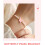 Bracelet papillon en perles pour filles, ajustable 2