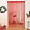 Flat Silver Thread Beaded Curtain with Tassels Polyester 1 2