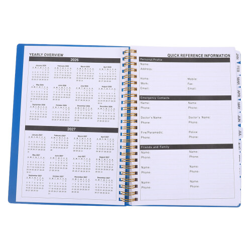4St Draagbare A5 Planner 2026 Met Kaft En Productiviteitsplanner 1