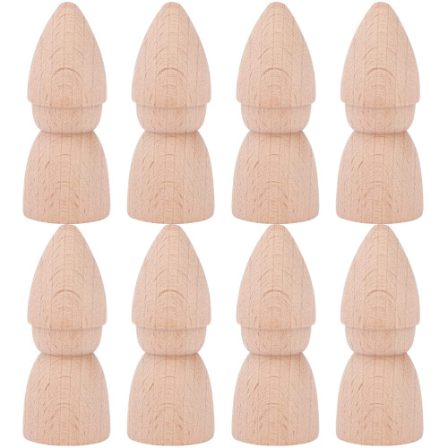 24St Ongeverfde Peg Voor Kinderen, DIY Handschilderen 1