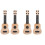 4St Plastic Ukulele Beige Kind Instrument Decoratieve Speelgoed 2