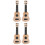 4St Plastic Ukulele Beige Kind Instrument Decoratieve Speelgoed 5