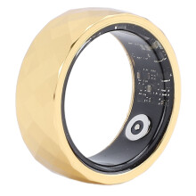 Waterproof Gold Smart Ring with Sleep Tracking, 5–7 Days Battery