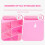 Sticker Organizer Drawer with 9 Clear Drawers for Office 2