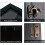 Shadow Box Frame Rustic Black 8x10 with Linen Back and 6