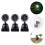 6Pièces Lampes Modèles Signal Noir Accessoires Maquette 8