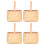 16Pièces Mini Paniers En Bois Marron Pour Organisation Maison 2