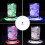 4-Pack LED Light-Up Drink Coasters, Acrylic, 10cm 5