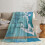 Nautical Anchor Plush Throw Blanket 80 x 60 in Blue 3
