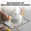 HauiWeiLyai Tableware Drying Mat Polyester Fiber Material Kitchen Countertop And Table Mat Insulation Pad Tableware Pad 5