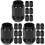 30Pièces Protection Écrous De Roue Caoutchouc Noir Accessoire Auto 4