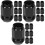 30Pièces Protection Écrous De Roue Caoutchouc Noir Accessoire Auto 5