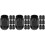 30Pièces Protection Écrous De Roue Caoutchouc Noir Accessoire Auto 6