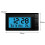 Mini LCD Screen Digital Clock 2in1 Interior Car Auto Desk Dashboard Temperature H5L5 7