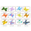 Plastic insecten actiefiguren, vlindermodel, 12 stuks 6