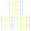 600Pièces Pics Fruits Colorés Épée Cocktail Pour 3