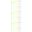 600Pièces Pics Fruits Colorés Épée Cocktail Pour 9