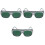 3Pièces Lunettes De Protection Soudure ABS Multi Sécurisées 5