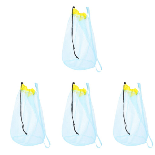 4Pièces À Cordon Enfant Bleu Ciel Polyester 2