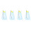 4Pièces À Cordon Enfant Bleu Ciel Polyester 5