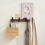 4-Piece Walnut Wood Wall Coat Hooks – Heavy-Duty 3