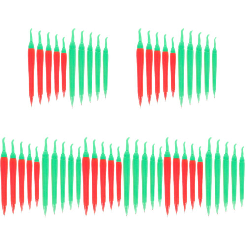 50Pièces Crayons À Mécanisme Colorés Ergonomiques Antidérapants 1