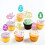 Διακοσμητικά για cupcakes με λαγουδάκι, διακοσμήσεις για τούρτα, διακοσμήσεις για 3