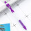 10 τεμάχια πτυσσόμενα στυλό gel roller, ποικιλία χρωμάτων, σχέδιο κορδέλας για την 2
