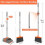 Adjustable Broom and Dustpan Set with Stiff Bristles 2