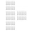 48Pièces Outil Refill Transfert Plastique Compact Usage Voyage 5