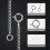 Prolunghe per collana in argento sterling, 4 pezzi, da 1 a 4 pollici 3