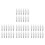 48Pièces Outil Refill Transfert Plastique Compact Usage Voyage 9