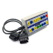 OBDII OBD2 Breakout Box Car OBD 2 Break Out Box Car Protocol Detector Auto Can Test Box Automotive Connector Detector(A)