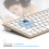 Teclado e Mouse Sem Fio - Conjunto de Teclado e Mouse Sem Fio Compacto e Ergonômico USB 2.4G para PC, Computador, Laptop, Windows, Mac e MacBook, 2