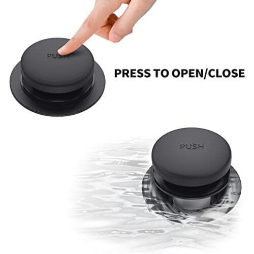 Matte Black Bathtub Drain and Overflow Kit Universal Metal 2