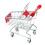 BVXEEP Μίνι Σούπερ Μάρκετ Χειροκίνητο Καρότσι Αγορών Λειτουργία Καλαθιού 5