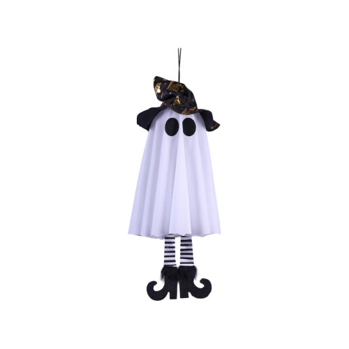 LED φώτα για το Halloween - κρεμαστό κόσμημα με λαμπερή μάγισσα, τρομακτική διακόσμηση 1