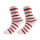 Christmas Stocking Plush Fleece Multicolor 1pc 2