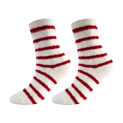 Christmas Stocking Plush Fleece Multicolor 1pc 1