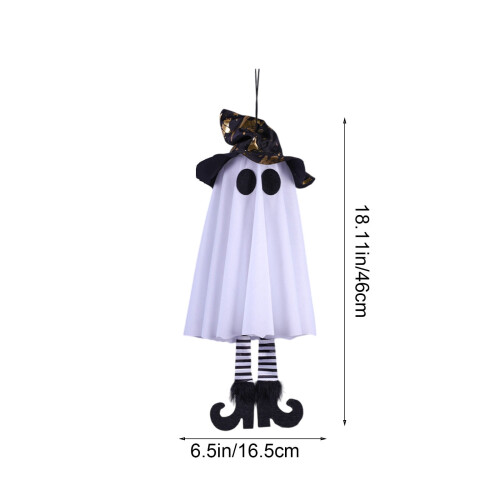 LED φώτα για το Halloween - κρεμαστό κόσμημα με λαμπερή μάγισσα, τρομακτική διακόσμηση 2