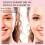 100 τεμάχια Micro Eyebrow Spoolie Brush με καπάκι, εργαλείο πλαστικοποίησης φρυδιών και 4