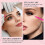 100 τεμάχια Micro Eyebrow Spoolie Brush με καπάκι, εργαλείο πλαστικοποίησης φρυδιών και 6