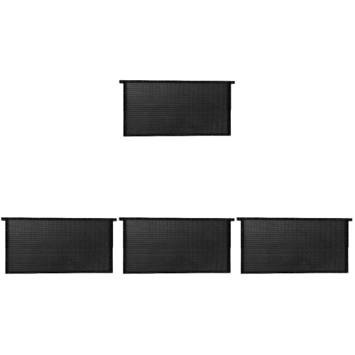 4Pièces Cadres D’apiculture ABS Noir Facile Installation Durable 2