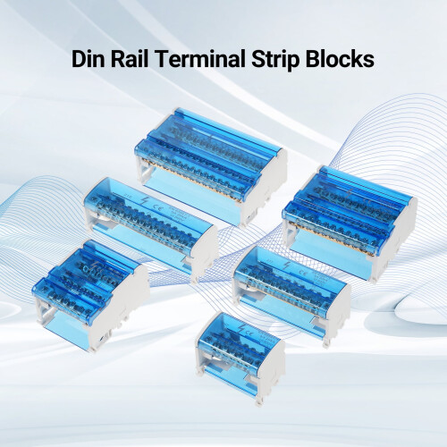 2-Level Single-Phase Terminal Block Junction Box DIN Rail 2