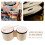 Beige Wooden Bongos Beginner-Friendly Sound Set 7