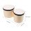Beige Wooden Bongos Beginner-Friendly Sound Set 2