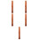 5St Professionele Drumstickhouder PU Tas Donkergrijs Draagbaar 3