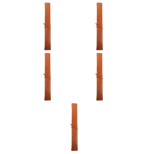 5St Professionele Drumstickhouder PU Tas Donkergrijs Draagbaar 2