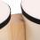 Beige Wooden Bongos Beginner-Friendly Sound Set 3